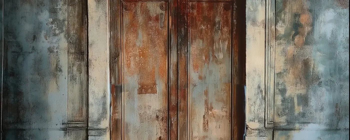 Rustic Castle Door 20’x8’ UltraCloth (240 x 96 inch) Backdrop