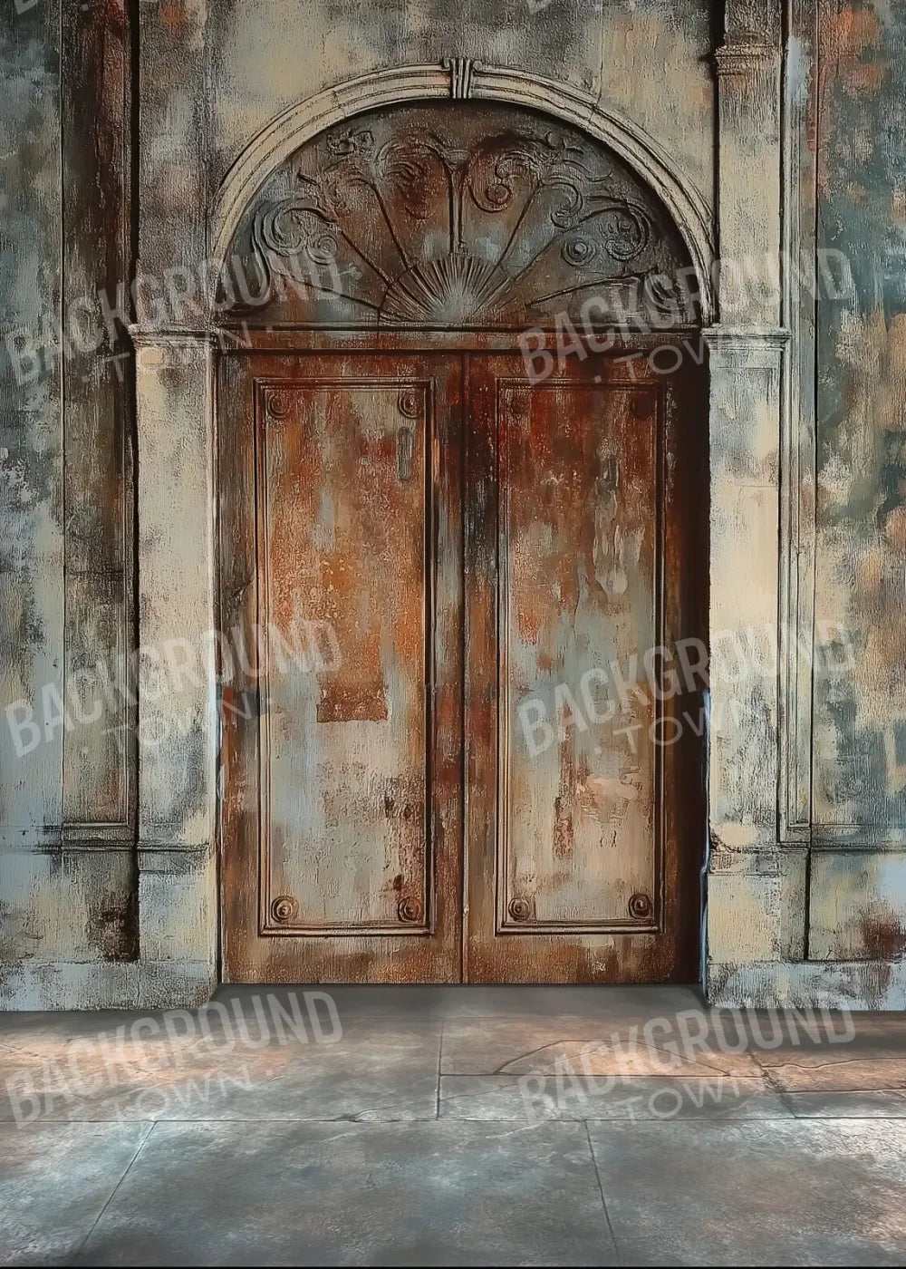 Rustic Castle Door 5’x7’ UltraCloth (60 x 84 inch) Backdrop