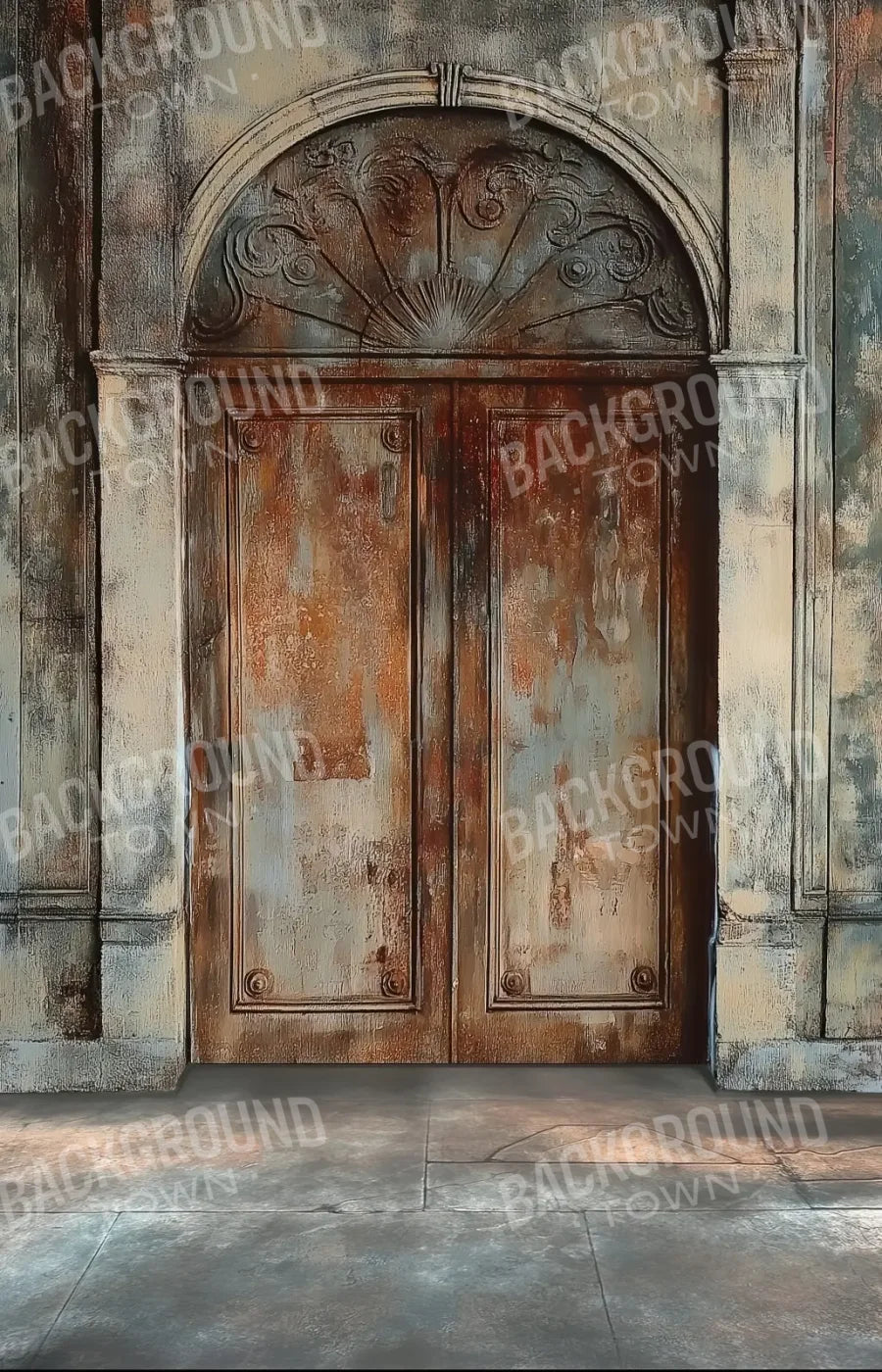 Rustic Castle Door 9’x14’ UltraCloth (108 x 168 inch) Backdrop