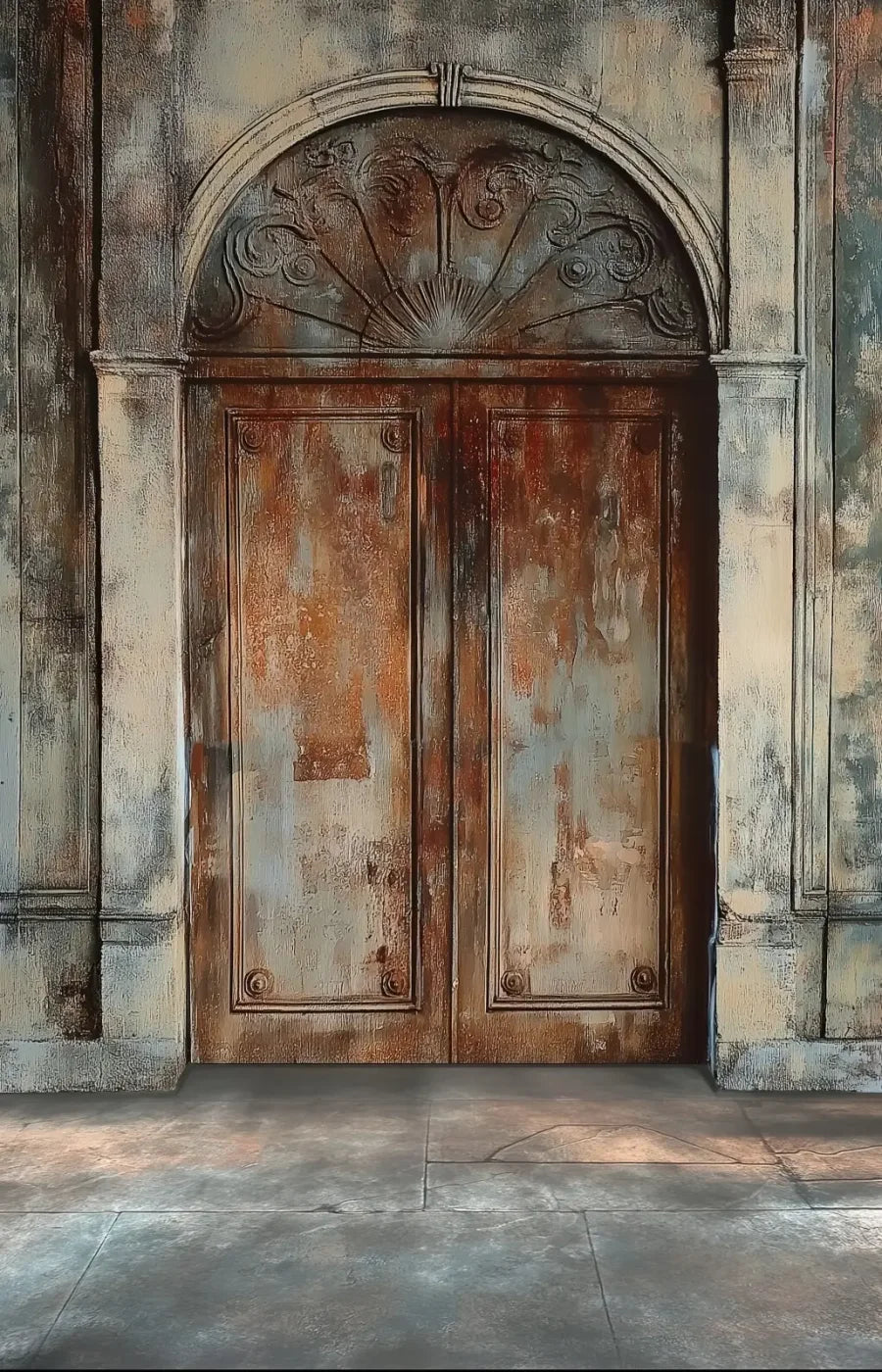 Rustic Castle Door 9’x14’ UltraCloth (108 x 168 inch) Backdrop