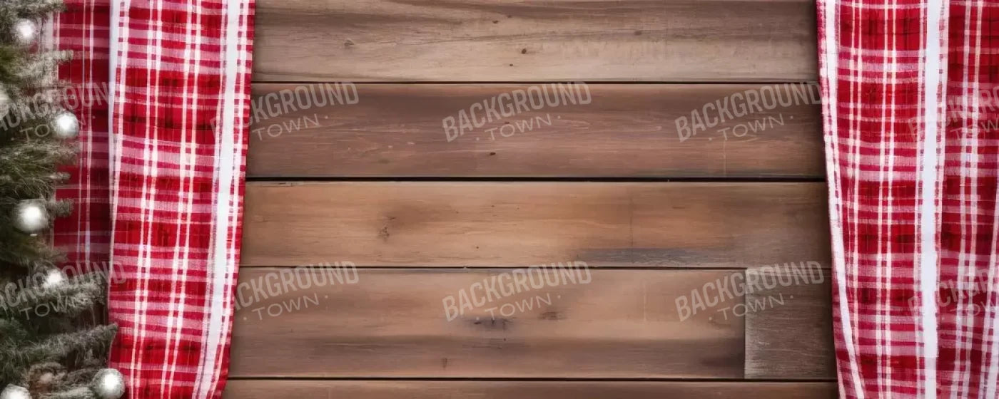 Rustic Christmas Ii 20’X8’ Ultracloth (240 X 96 Inch) Backdrop