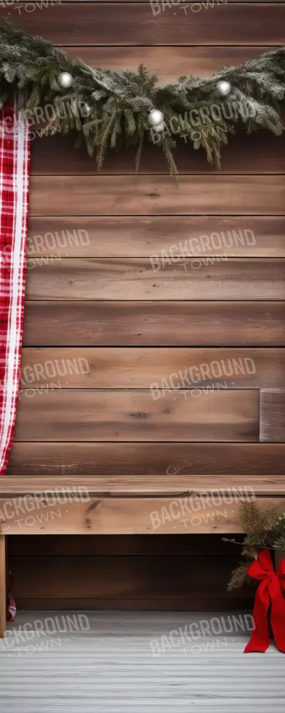 Rustic Christmas Ii 8’X20’ Ultracloth (96 X 240 Inch) Backdrop