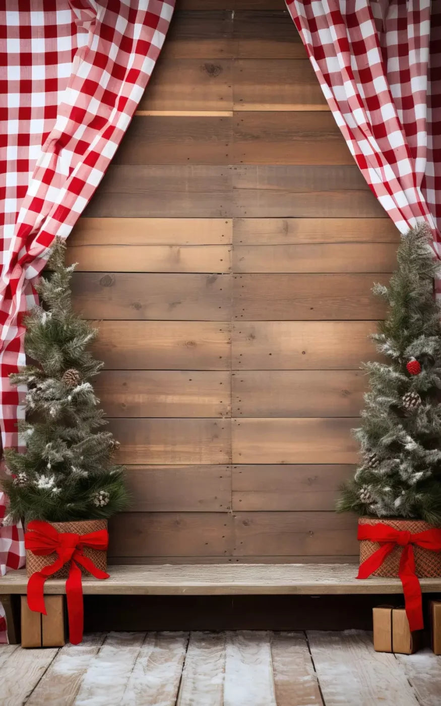 Rustic Christmas I 5’X8’ Ultracloth (60 X 96 Inch) Backdrop