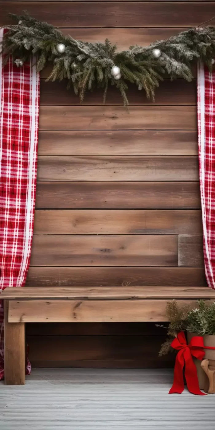 Rustic Christmas Ii 10’X20’ Ultracloth (120 X 240 Inch) Backdrop