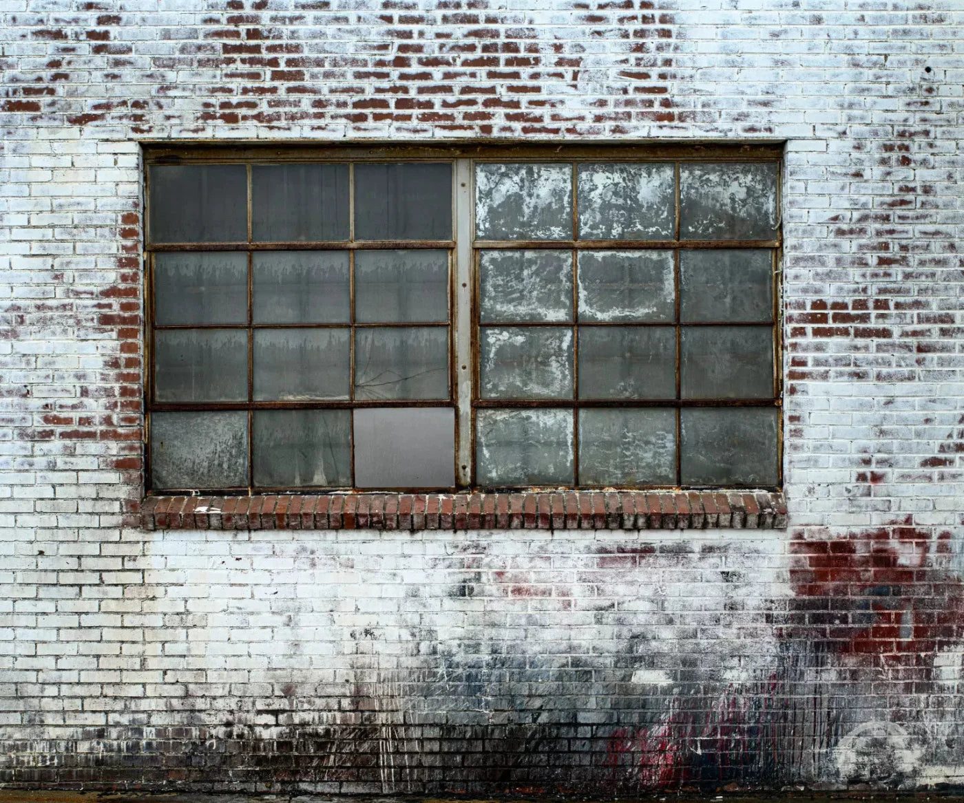 Rustic Window Wall 5X42 Fleece ( 60 X 50 Inch ) Backdrop