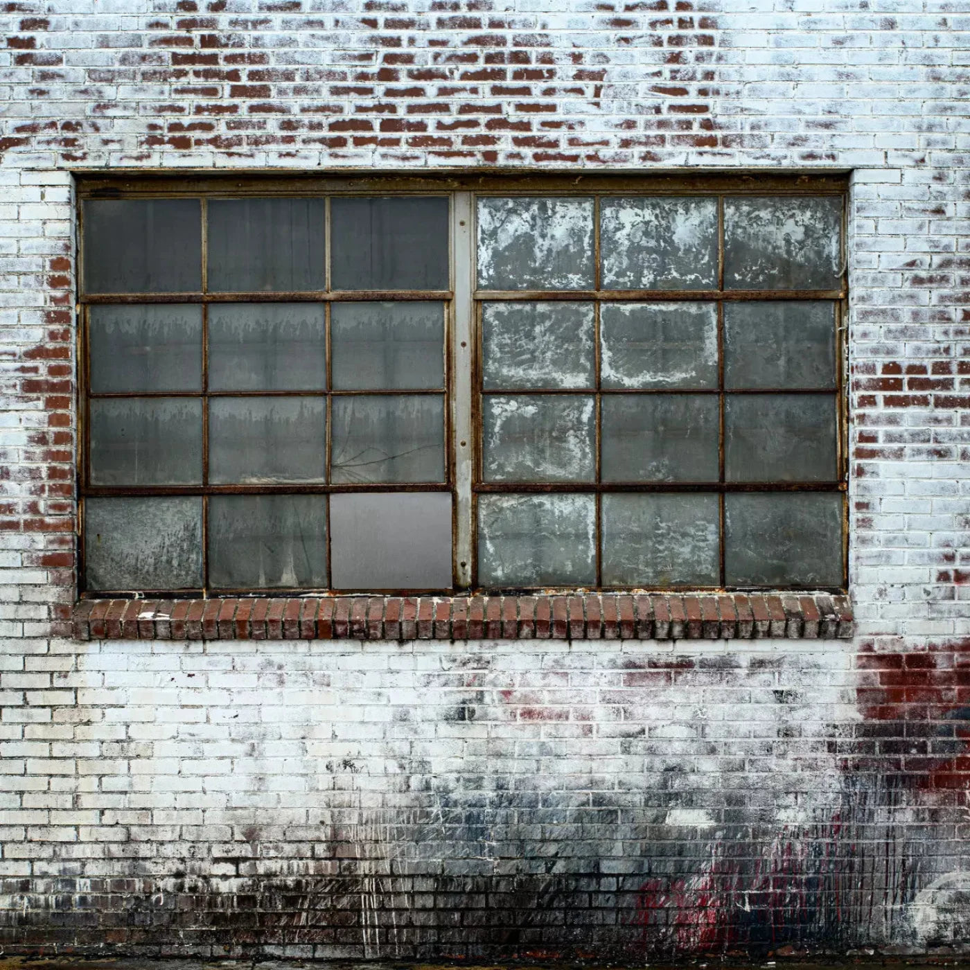 Rustic Window Wall 8X8 Fleece ( 96 X Inch ) Backdrop