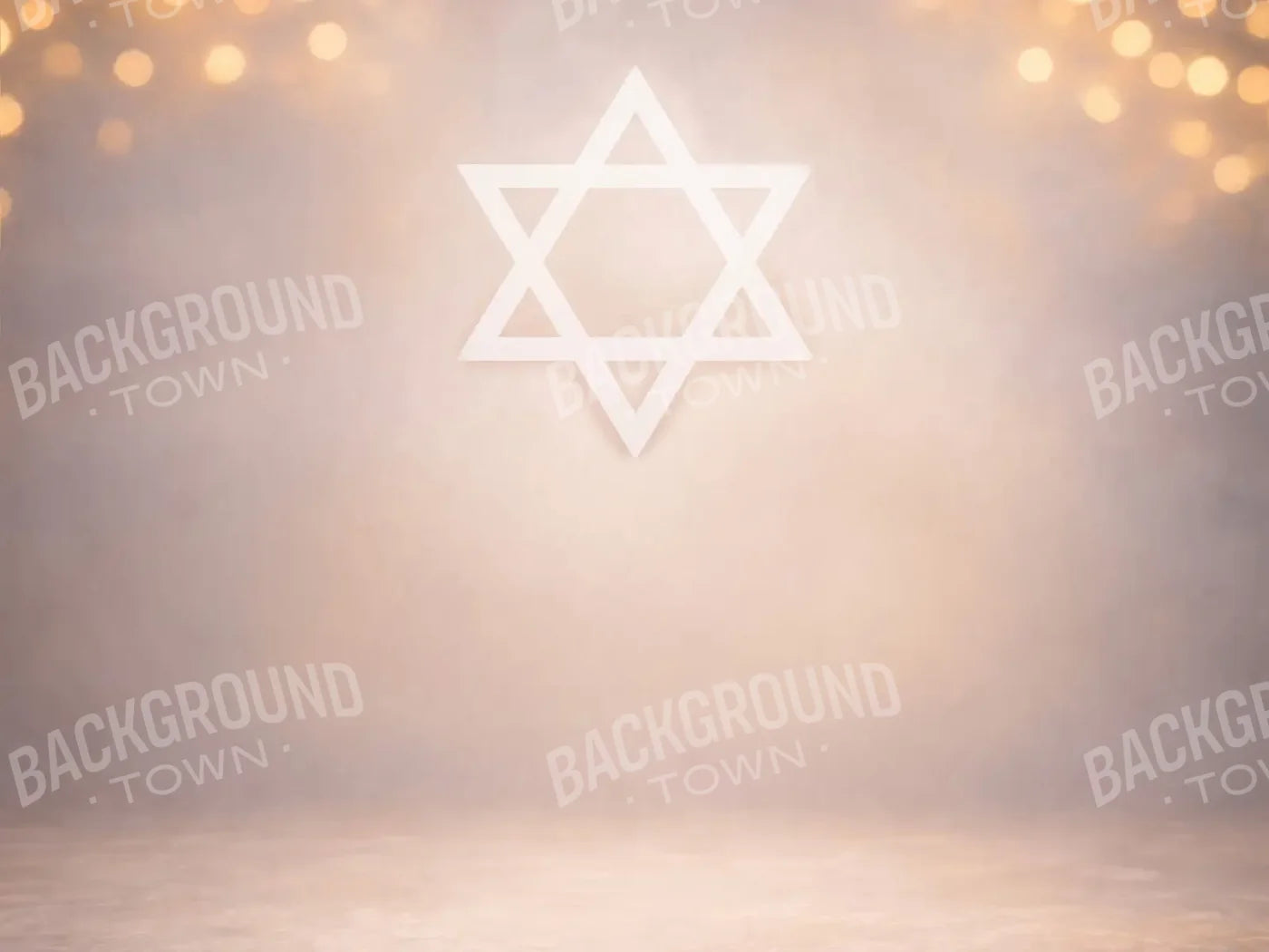 Sacred Hanukkah Glow 6’8x5’ Fleece (80 x 60 inch) Backdrop