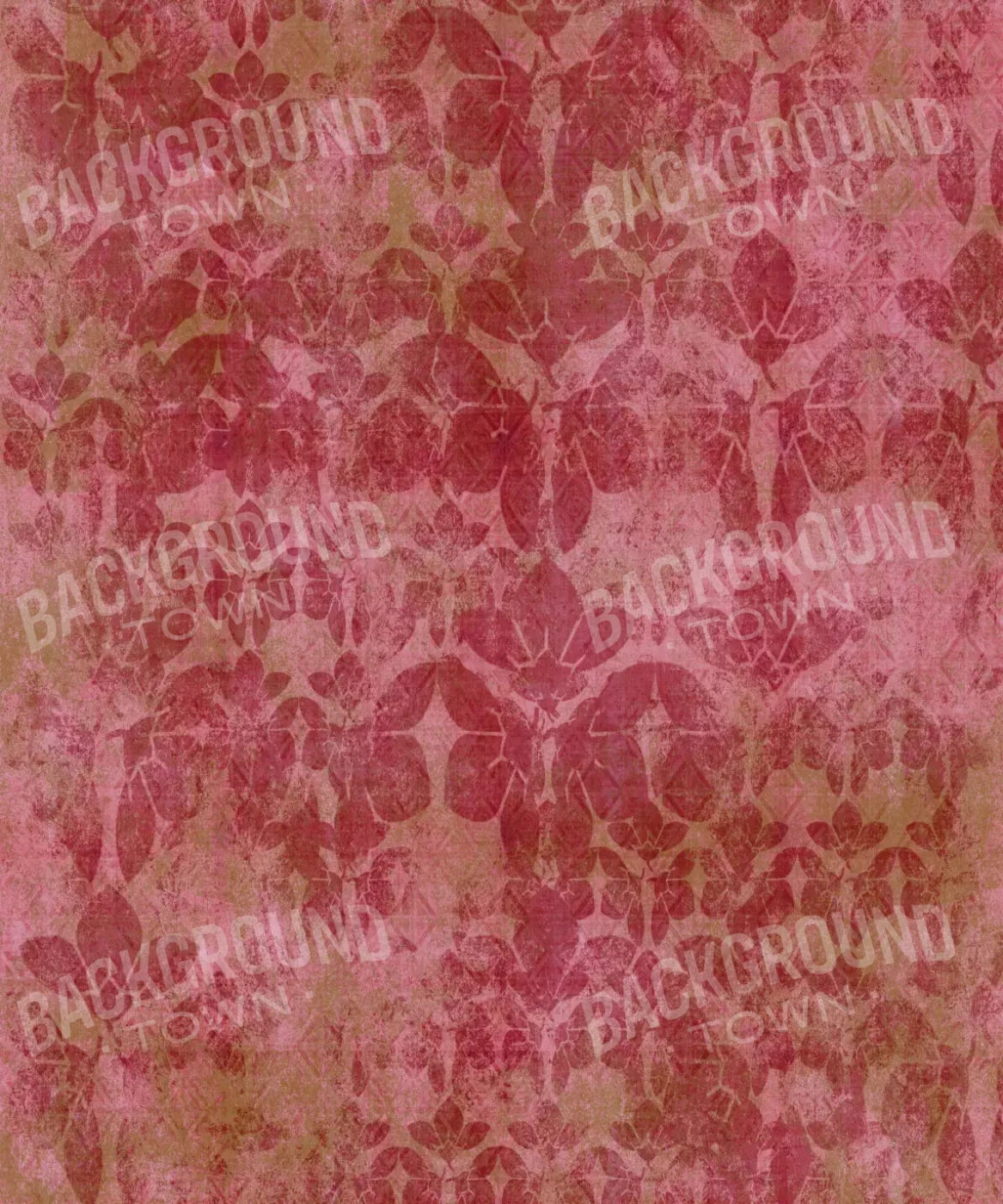 Red Damask Backdrop for Photography