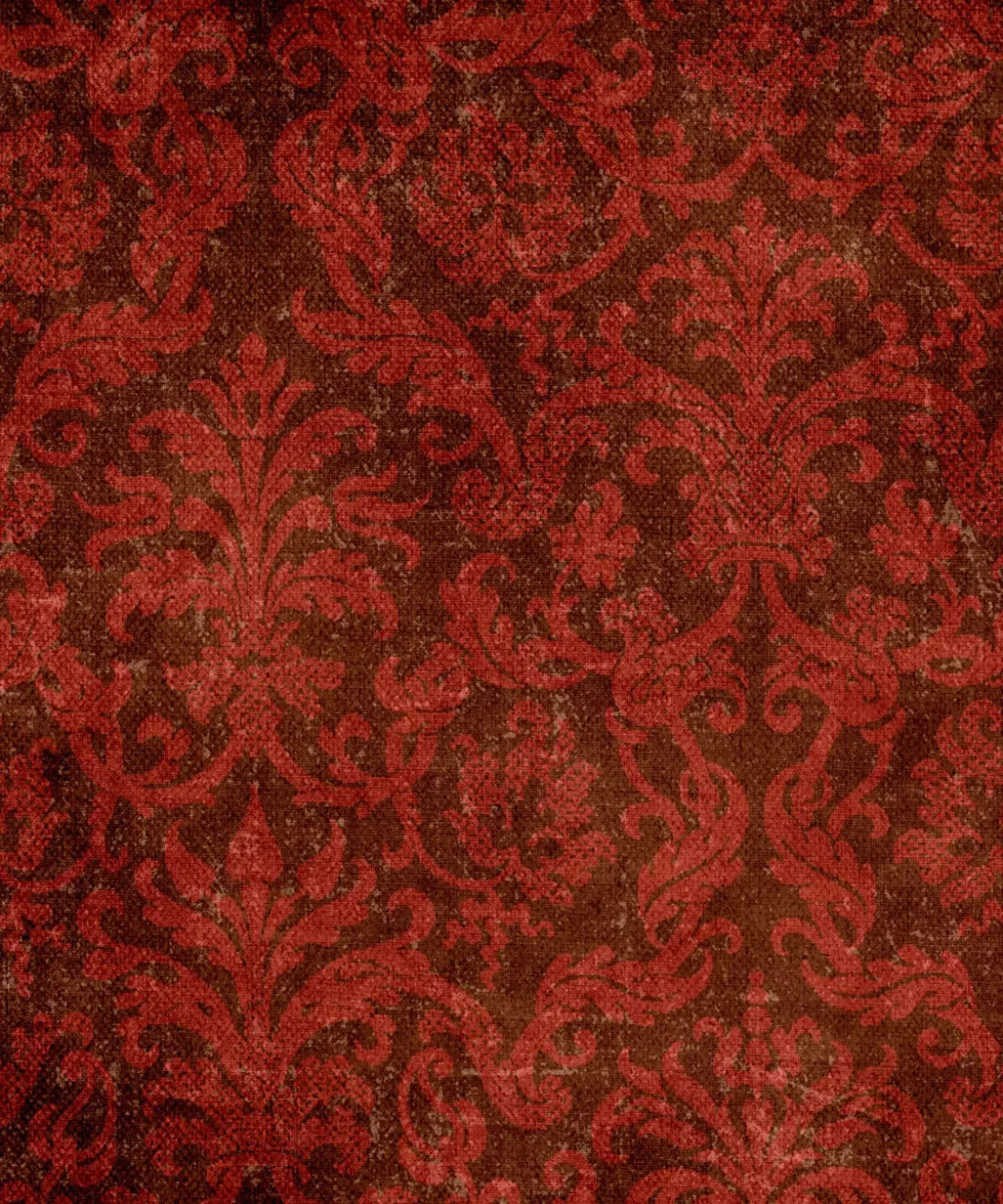 Red Damask Backdrop for Photography