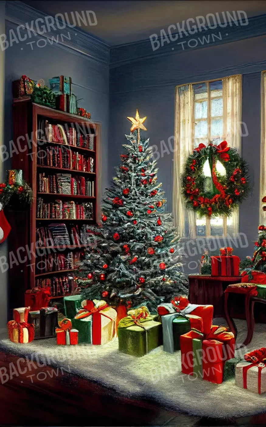 Christmas Nostalgia 10’X16’ Ultracloth (120 X 192 Inch) Backdrop
