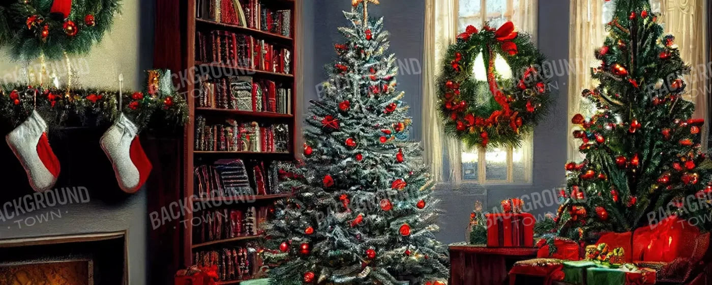 Christmas Nostalgia 20’X8’ Ultracloth (240 X 96 Inch) Backdrop