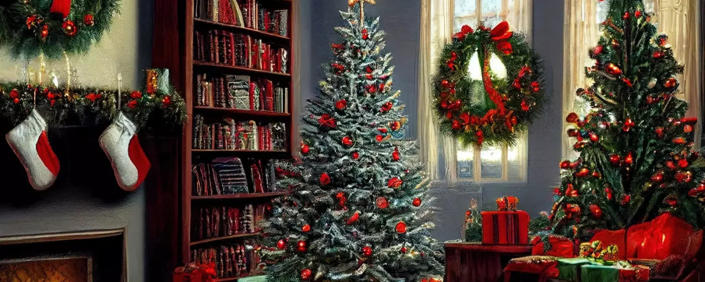 Christmas Nostalgia 20’X8’ Ultracloth (240 X 96 Inch) Backdrop