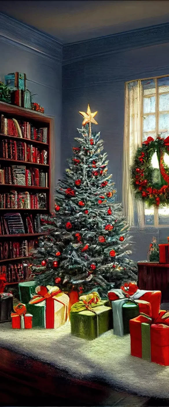Christmas Nostalgia 5’X12’ Ultracloth For Westcott X-Drop (60 X 144 Inch) Backdrop