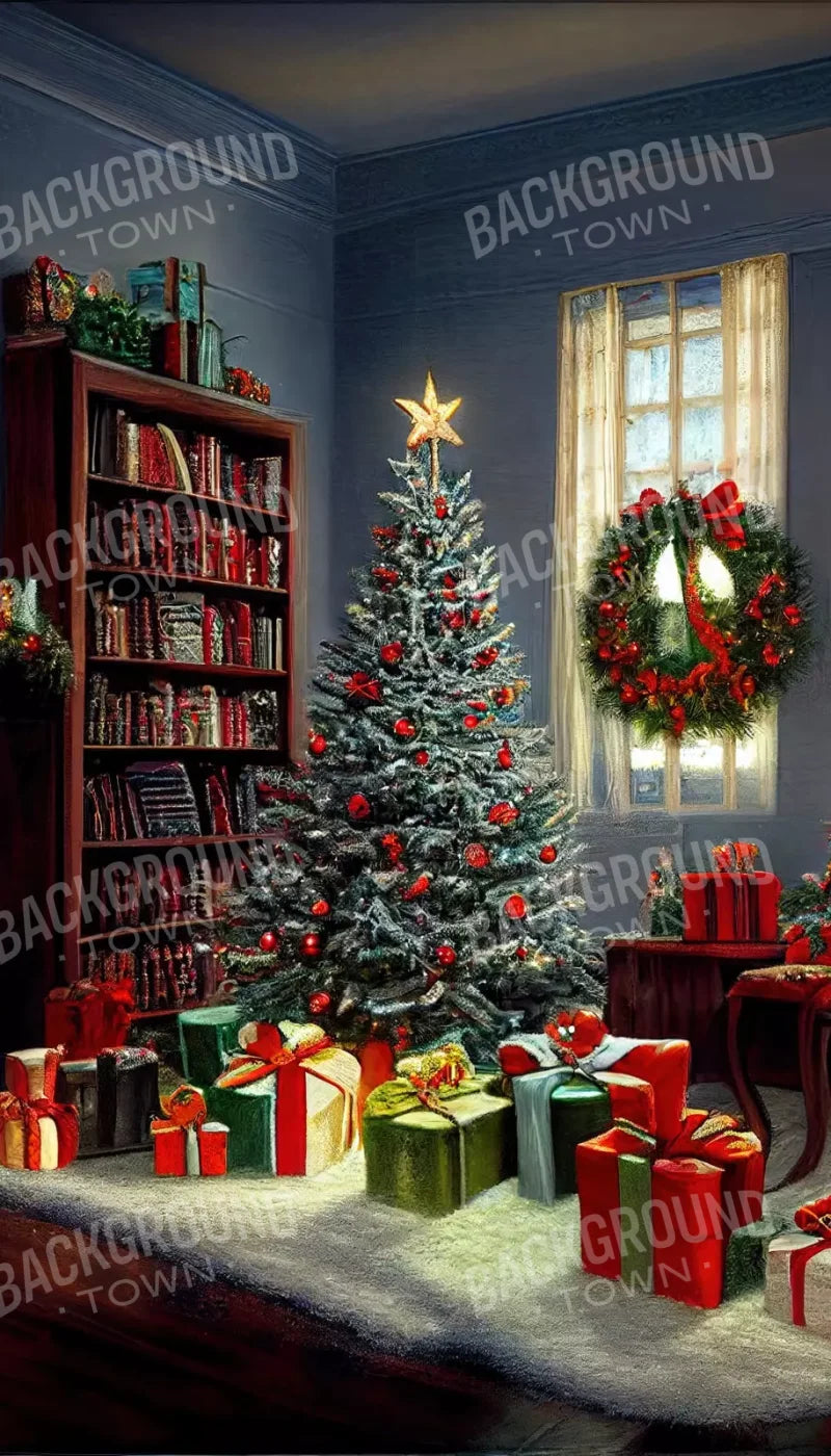 Christmas Nostalgia 8’X14’ Ultracloth (96 X 168 Inch) Backdrop