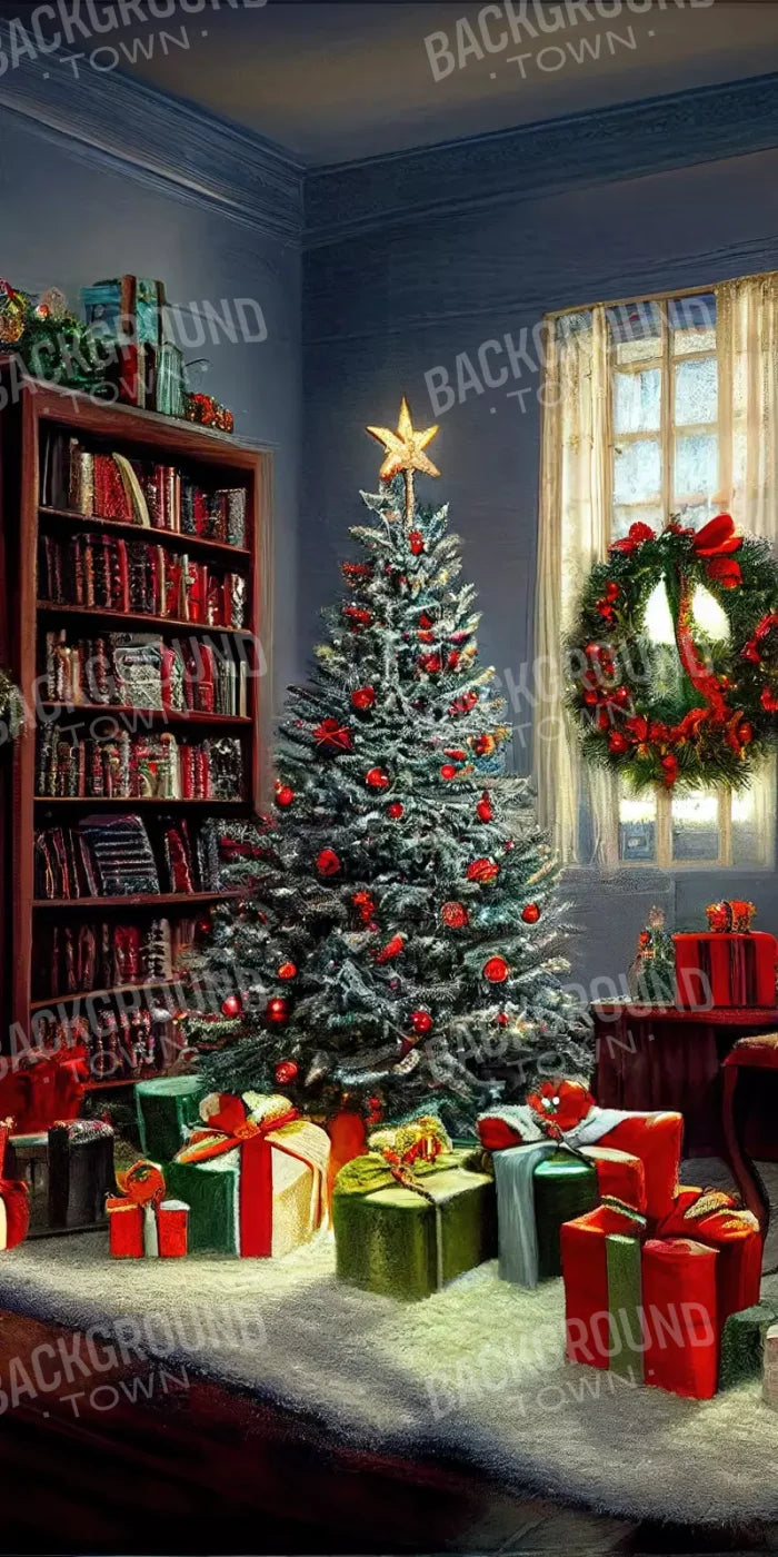 Christmas Nostalgia 8’X16’ Ultracloth (96 X 192 Inch) Backdrop