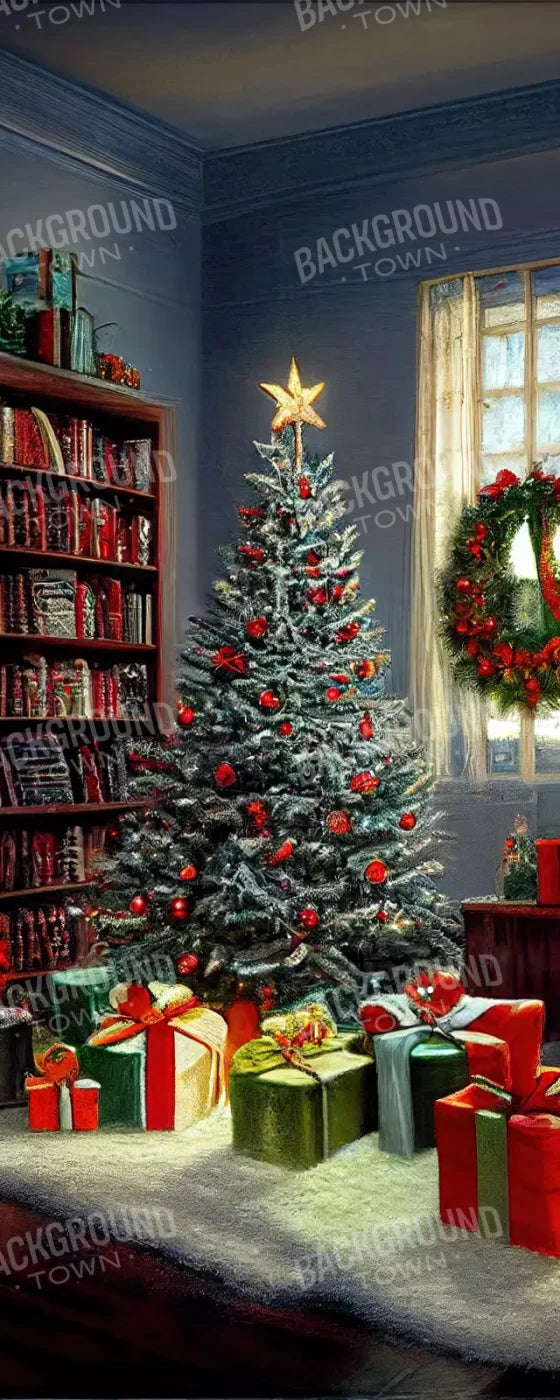 Christmas Nostalgia 8’X20’ Ultracloth (96 X 240 Inch) Backdrop