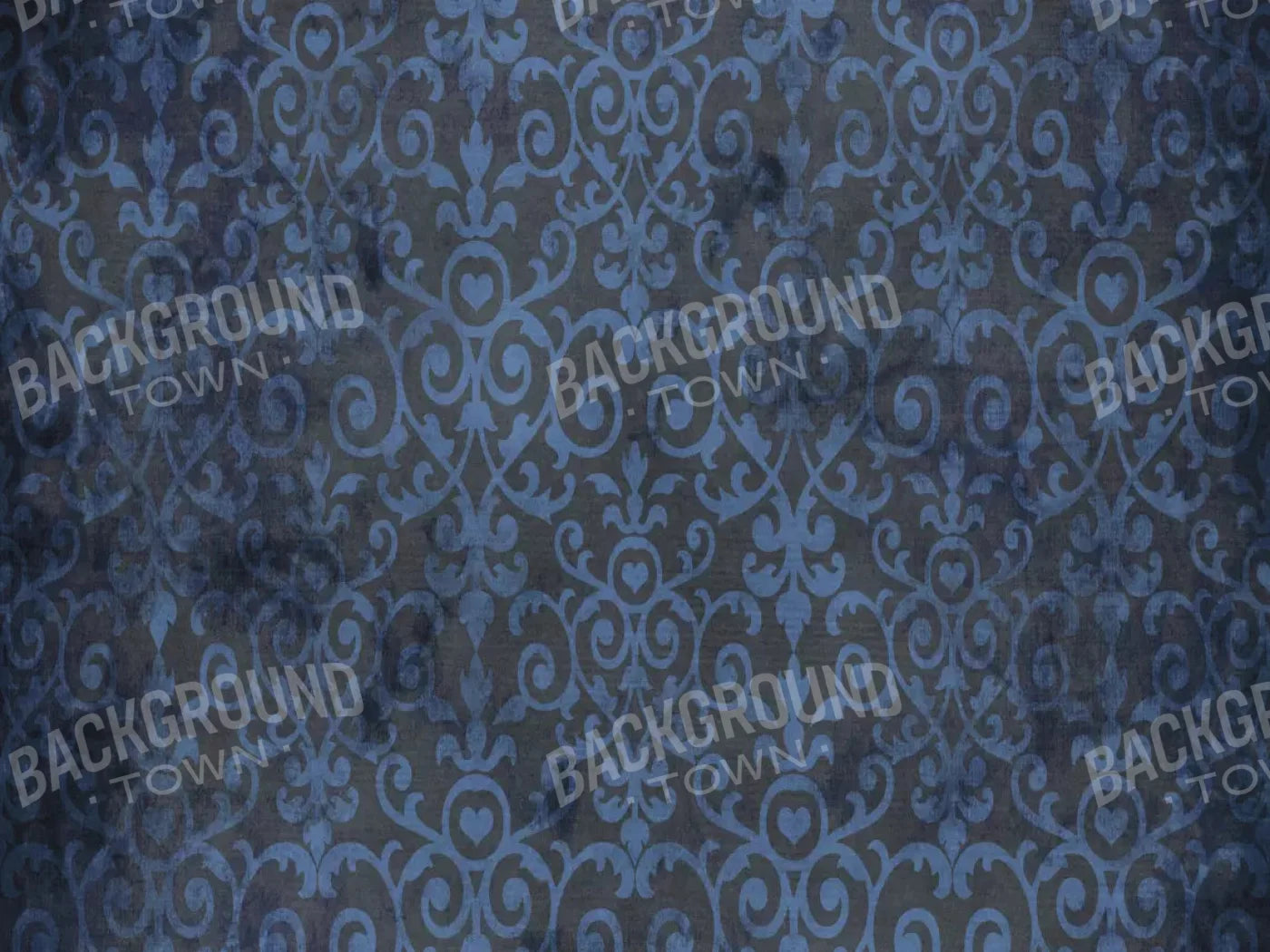 Sapphire Damask 68X5 Fleece ( 80 X 60 Inch ) Backdrop