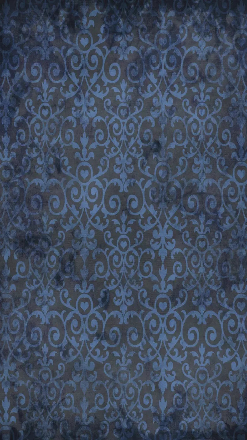 Sapphire Damask 8X14 Ultracloth ( 96 X 168 Inch ) Backdrop