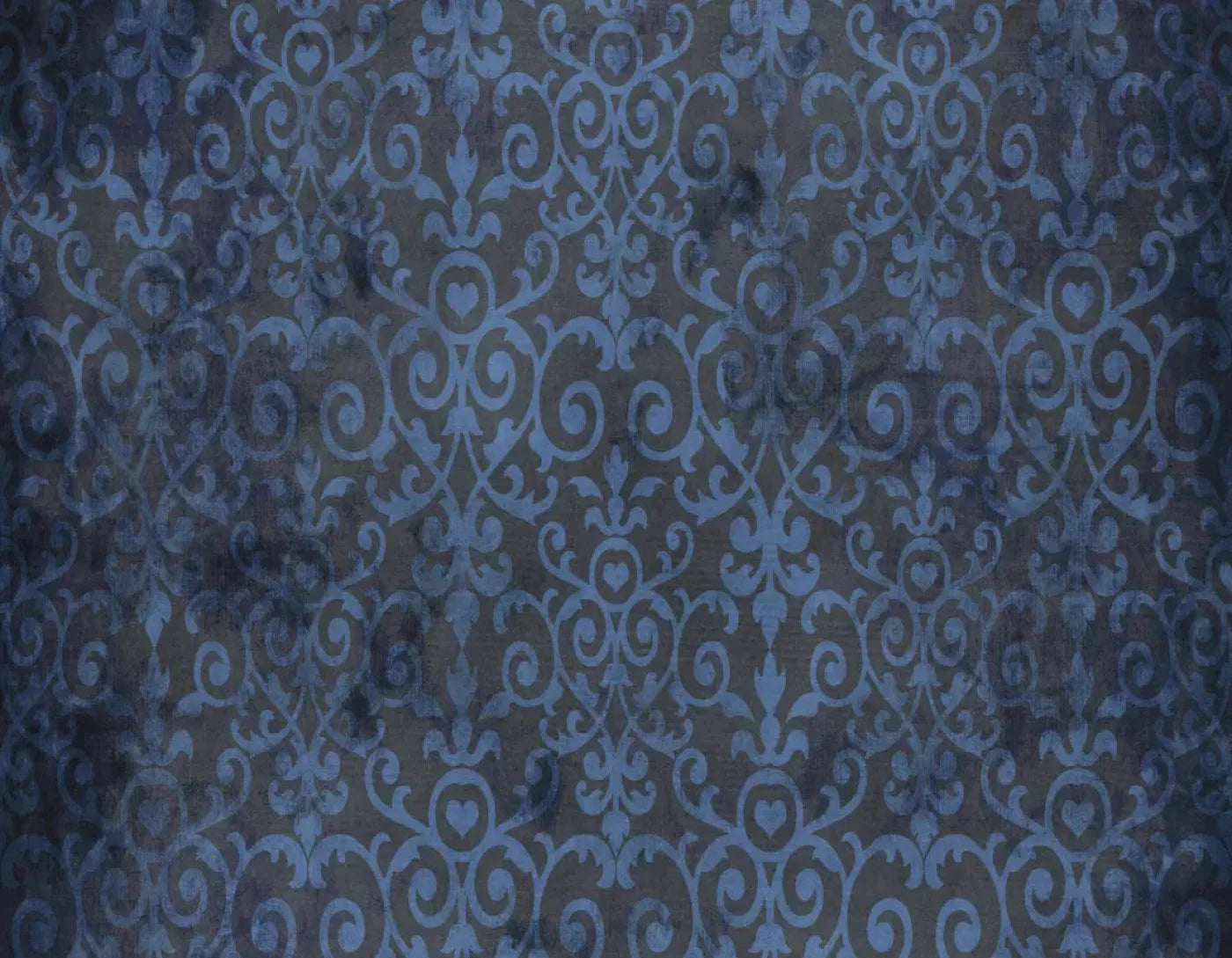 Sapphire Damask 8X6 Fleece ( 96 X 72 Inch ) Backdrop