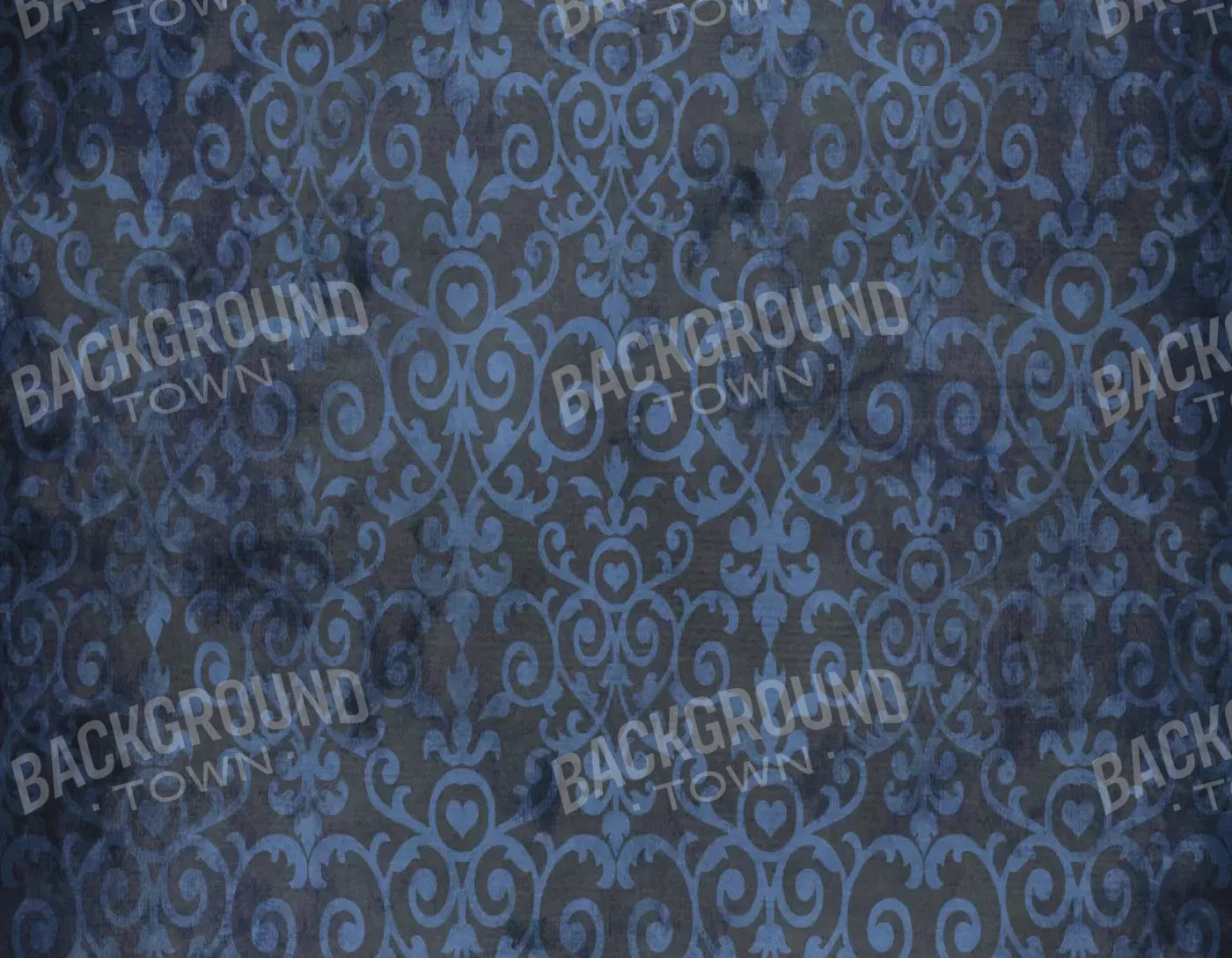 Sapphire Damask 8X6 Fleece ( 96 X 72 Inch ) Backdrop
