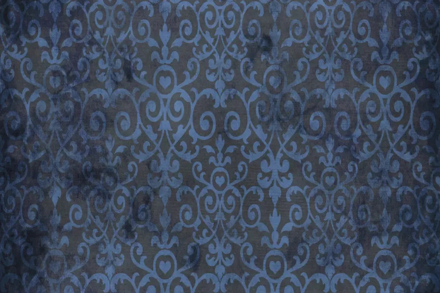 Sapphire Damask Backdrop