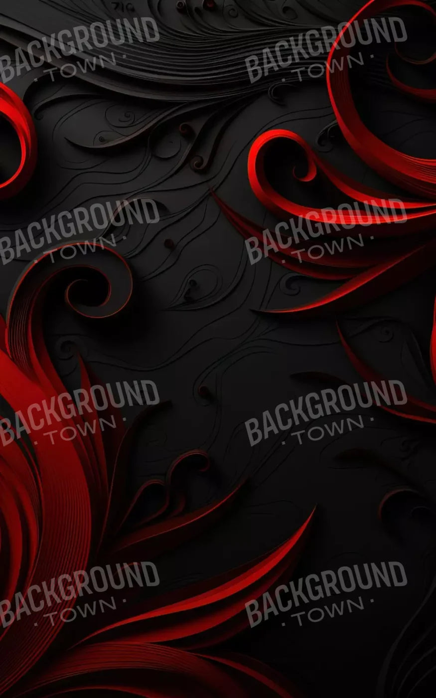 Scarlet And Onyx Quill Ii 5’X8’ Ultracloth (60 X 96 Inch) Backdrop