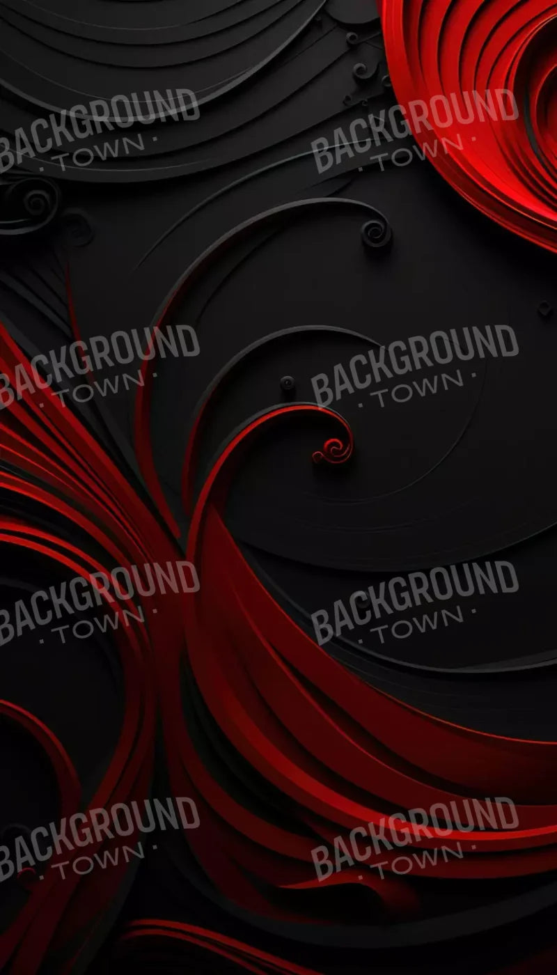 Scarlet And Onyx Quill I 8’X14’ Ultracloth (96 X 168 Inch) Backdrop