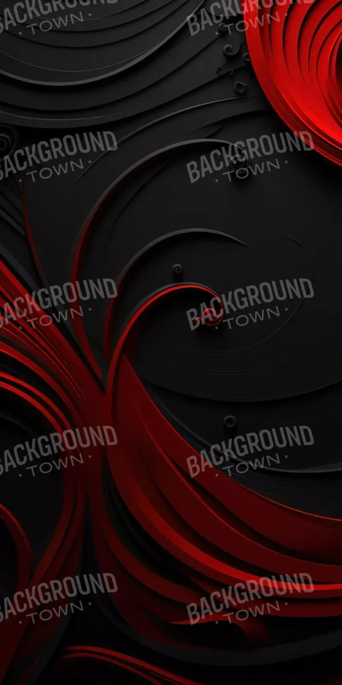 Scarlet And Onyx Quill I 10’X20’ Ultracloth (120 X 240 Inch) Backdrop