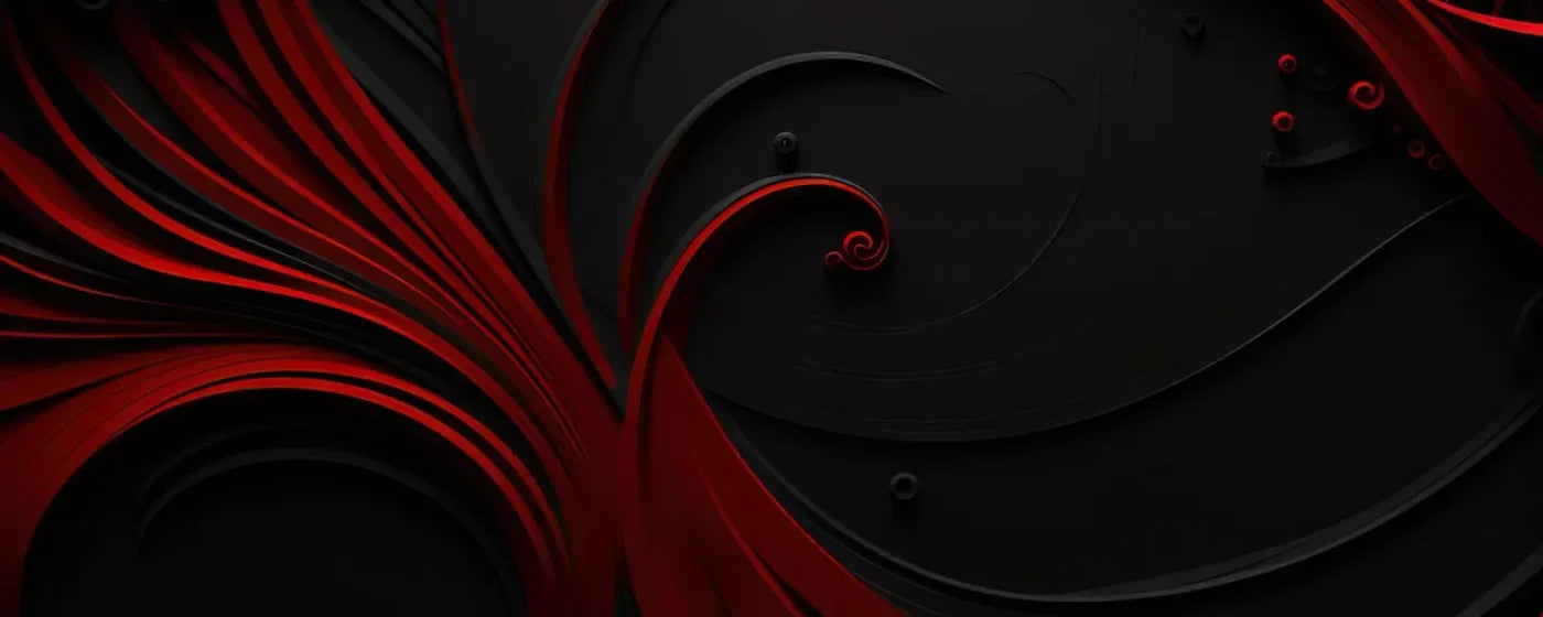 Scarlet And Onyx Quill I 20’X8’ Ultracloth (240 X 96 Inch) Backdrop