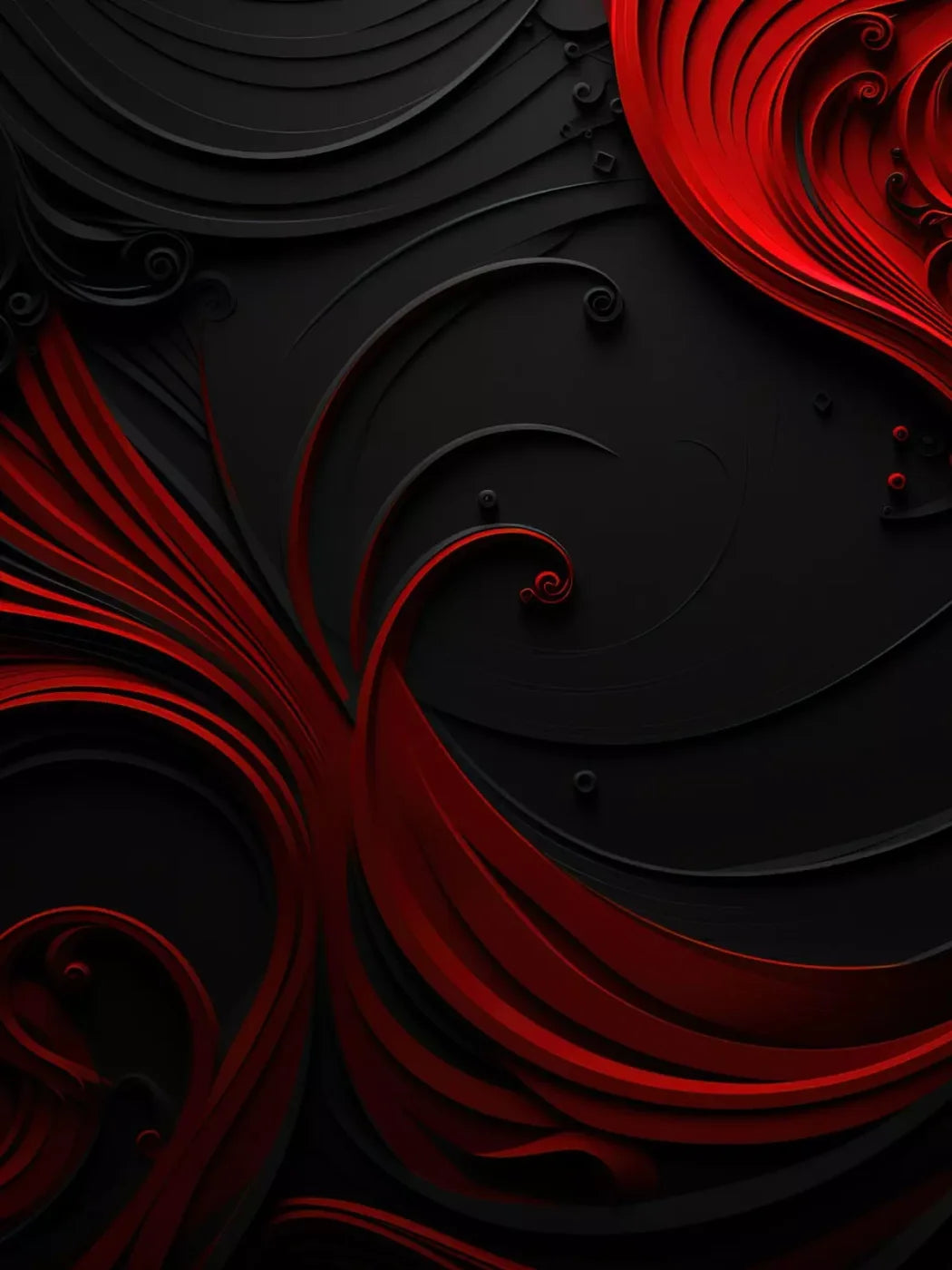 Scarlet And Onyx Quill I 6’X8’ Fleece (72 X 96 Inch) Backdrop