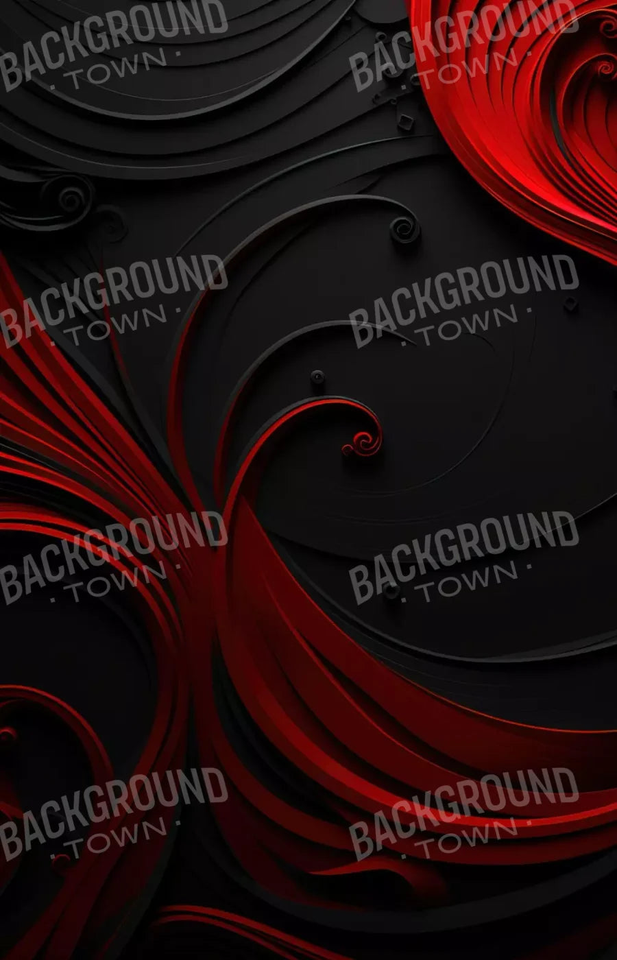 Scarlet And Onyx Quill I 9’X14’ Ultracloth (108 X 168 Inch) Backdrop
