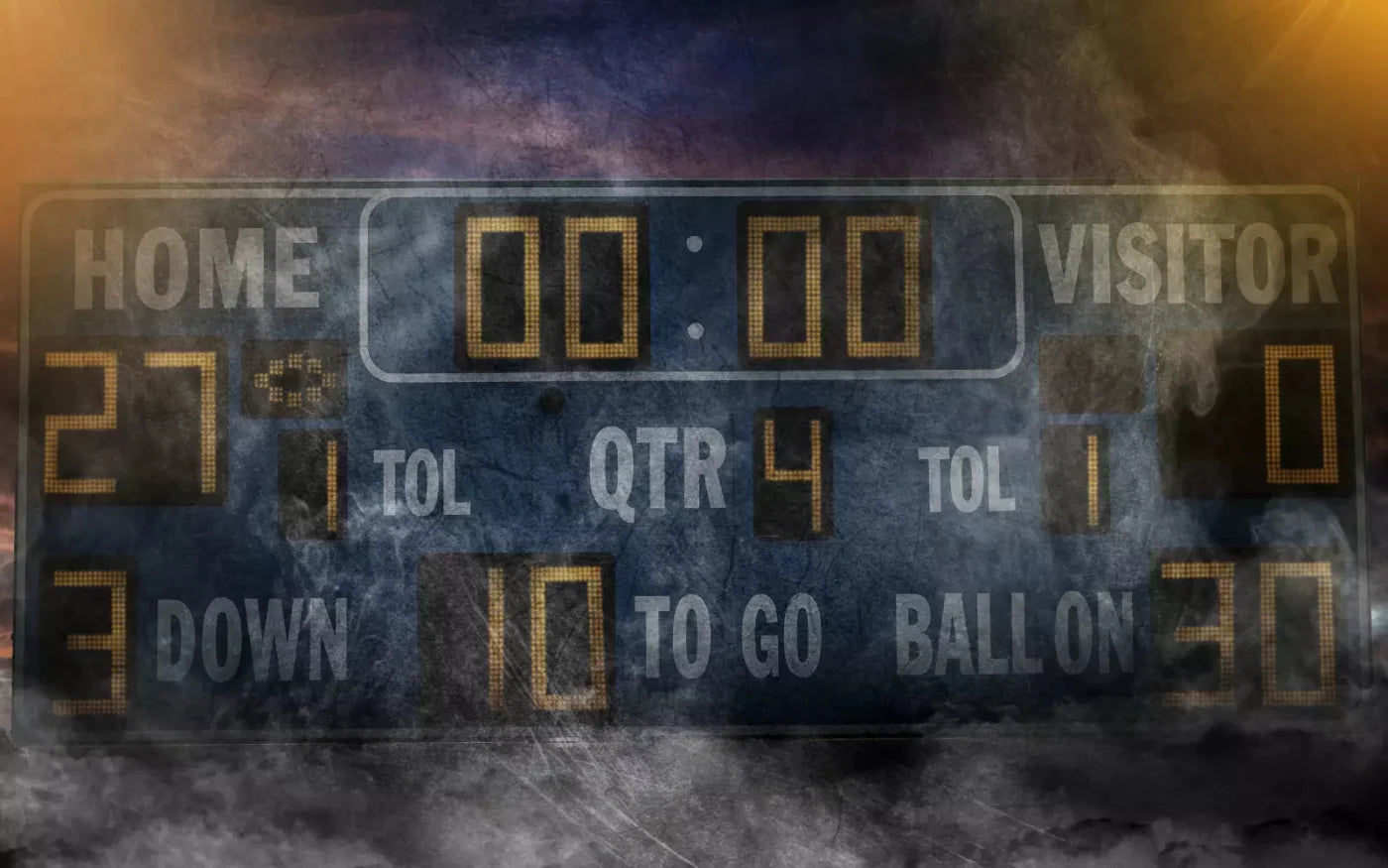 Scoreboard 14X9 Ultracloth ( 168 X 108 Inch ) Backdrop