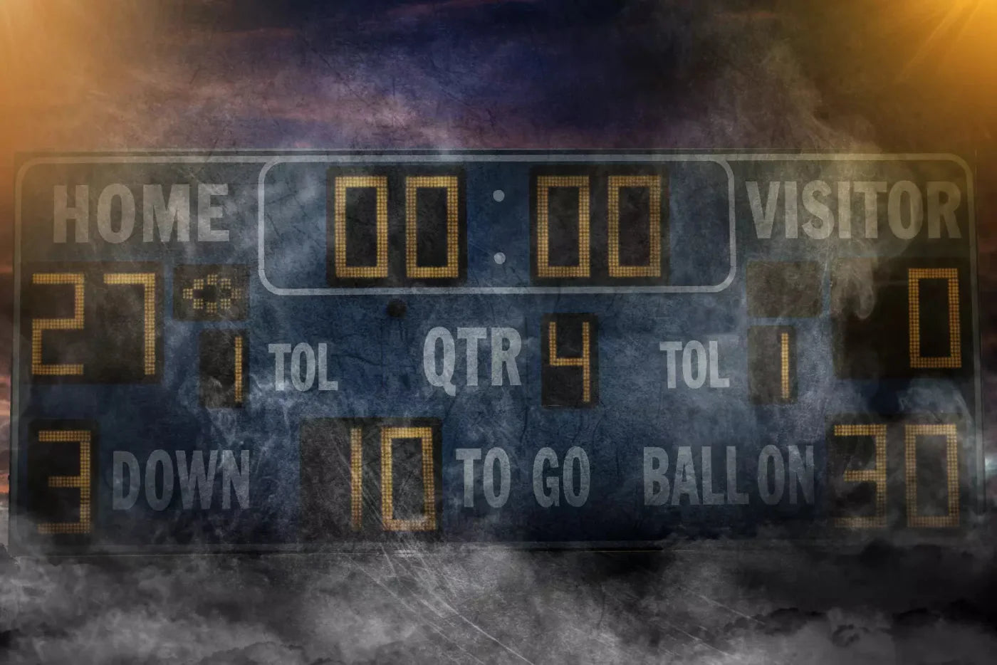Scoreboard 8X5 Ultracloth ( 96 X 60 Inch ) Backdrop