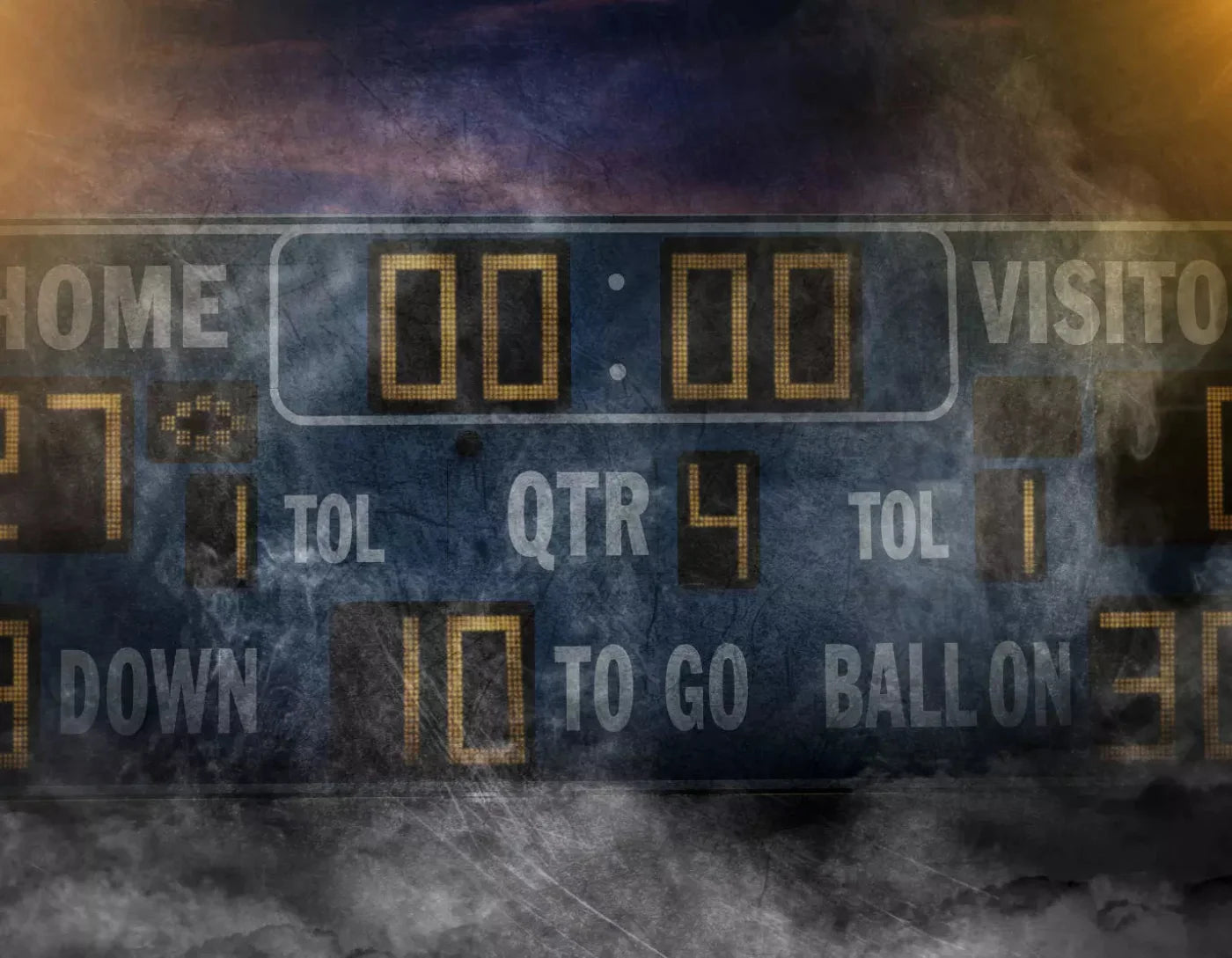 Scoreboard 8X6 Fleece ( 96 X 72 Inch ) Backdrop