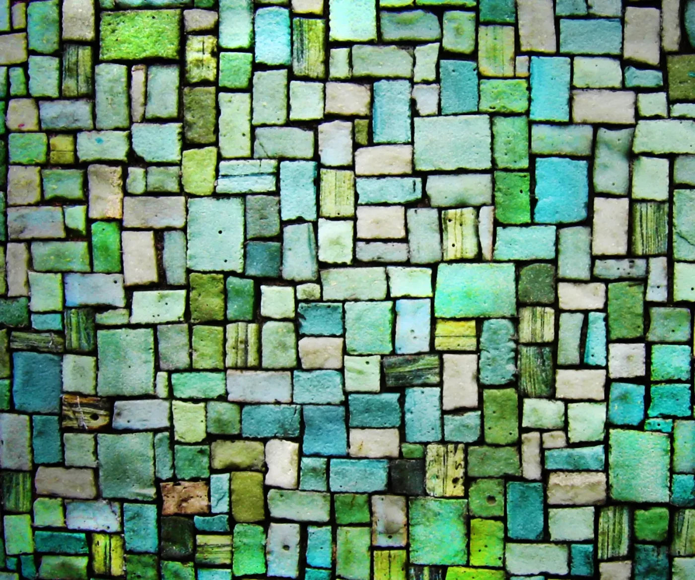 Sea Foam Tiles 5X42 Fleece ( 60 X 50 Inch ) Backdrop