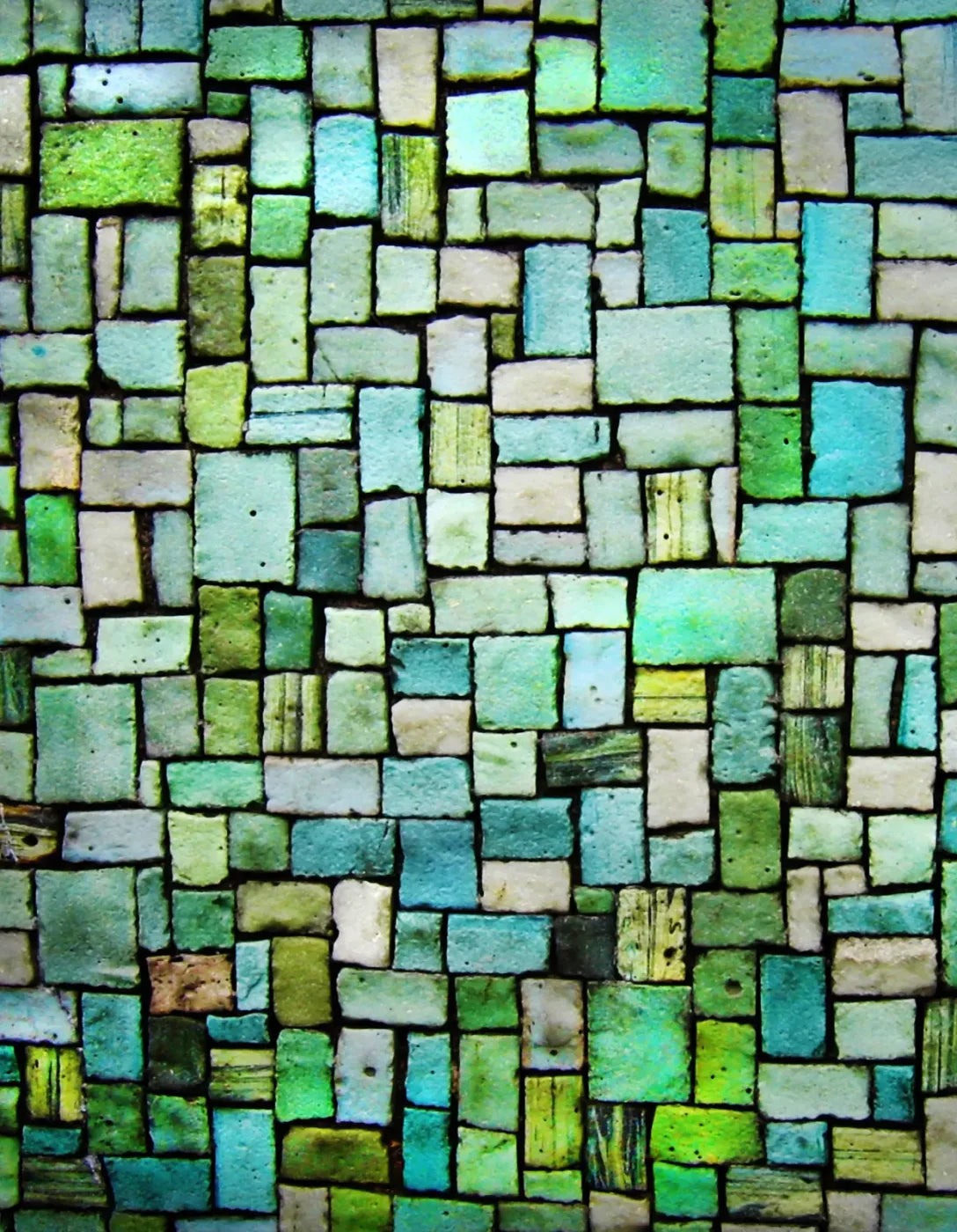 Sea Foam Tiles 6X8 Fleece ( 72 X 96 Inch ) Backdrop