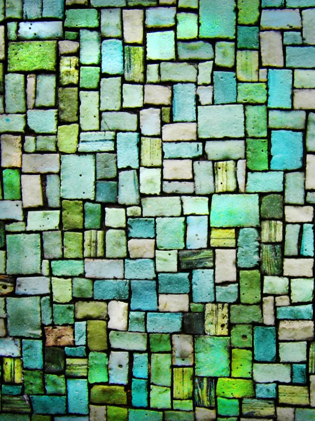 Sea Foam Tiles 8X10 Fleece ( 96 X 120 Inch ) Backdrop