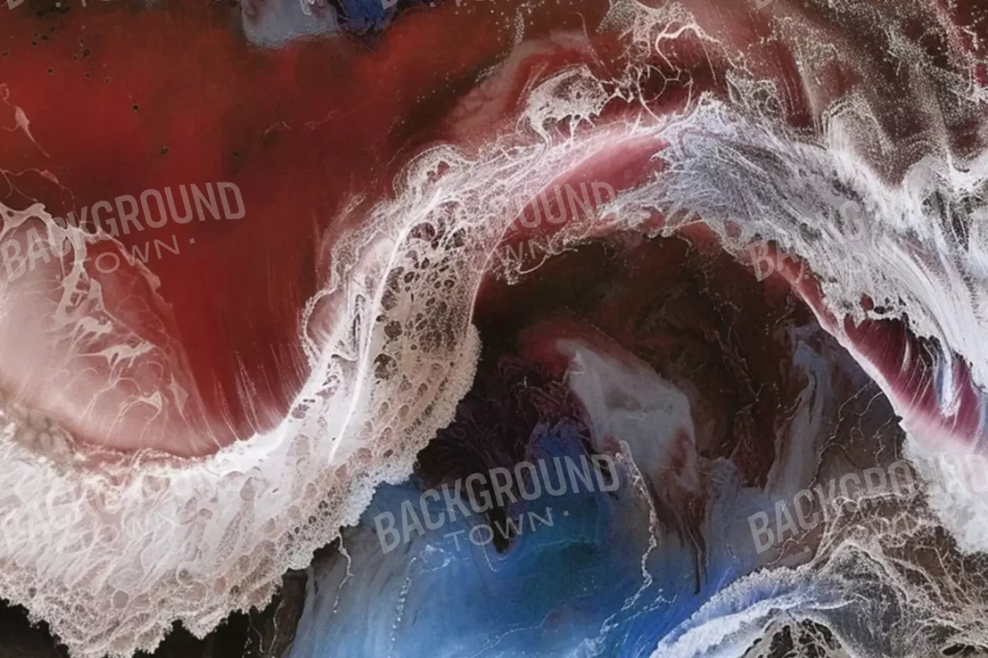 Sea Of Patriots 12’X8’ Ultracloth (144 X 96 Inch) Backdrop