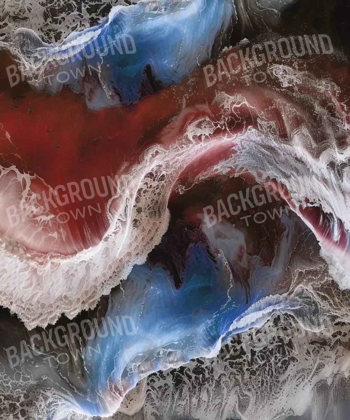 Red, White , Blue Backdrop for Photography