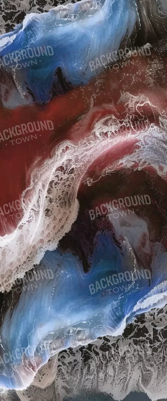 Sea Of Patriots 5’X12’ Ultracloth For Westcott X - Drop (60 X 144 Inch) Backdrop