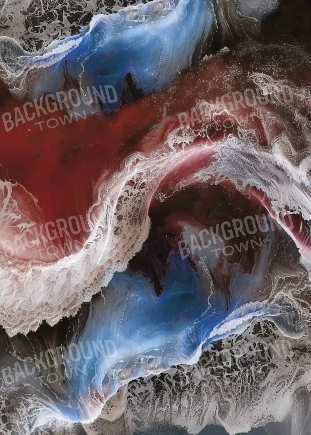 Sea Of Patriots 5’X7’ Ultracloth (60 X 84 Inch) Backdrop