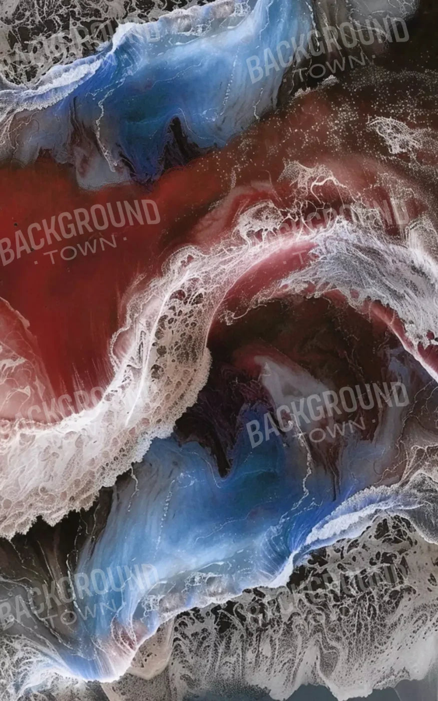 Sea Of Patriots 5’X8’ Ultracloth (60 X 96 Inch) Backdrop