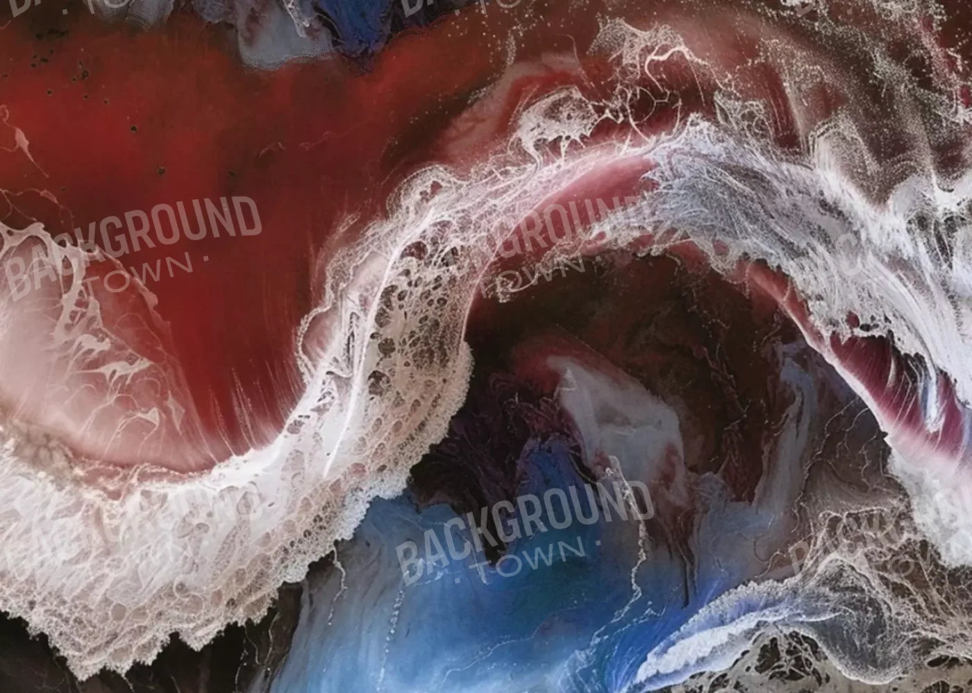 Sea Of Patriots 7’X5’ Ultracloth (84 X 60 Inch) Backdrop