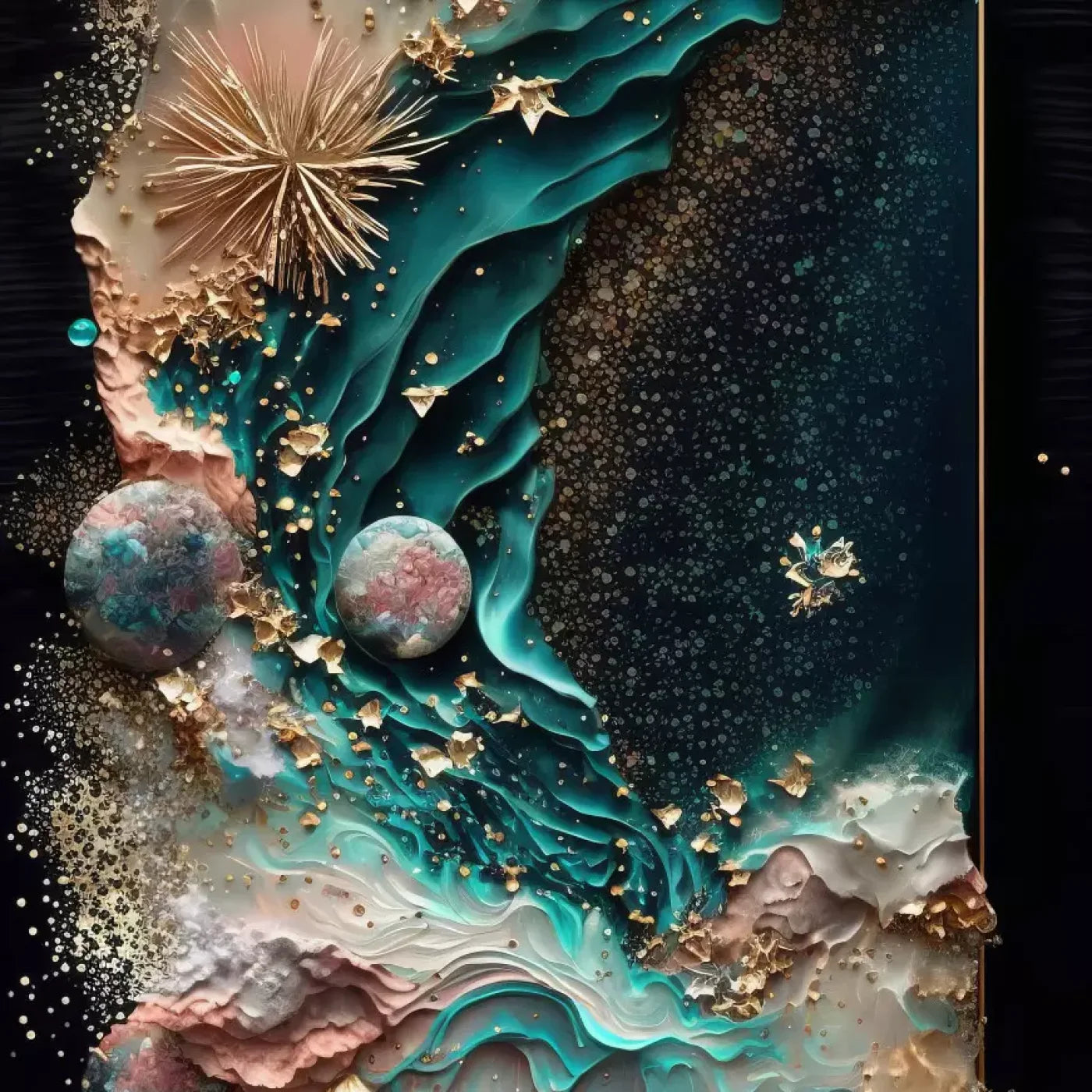 Seaside Abstract 10X10 Ultracloth ( 120 X Inch ) Backdrop