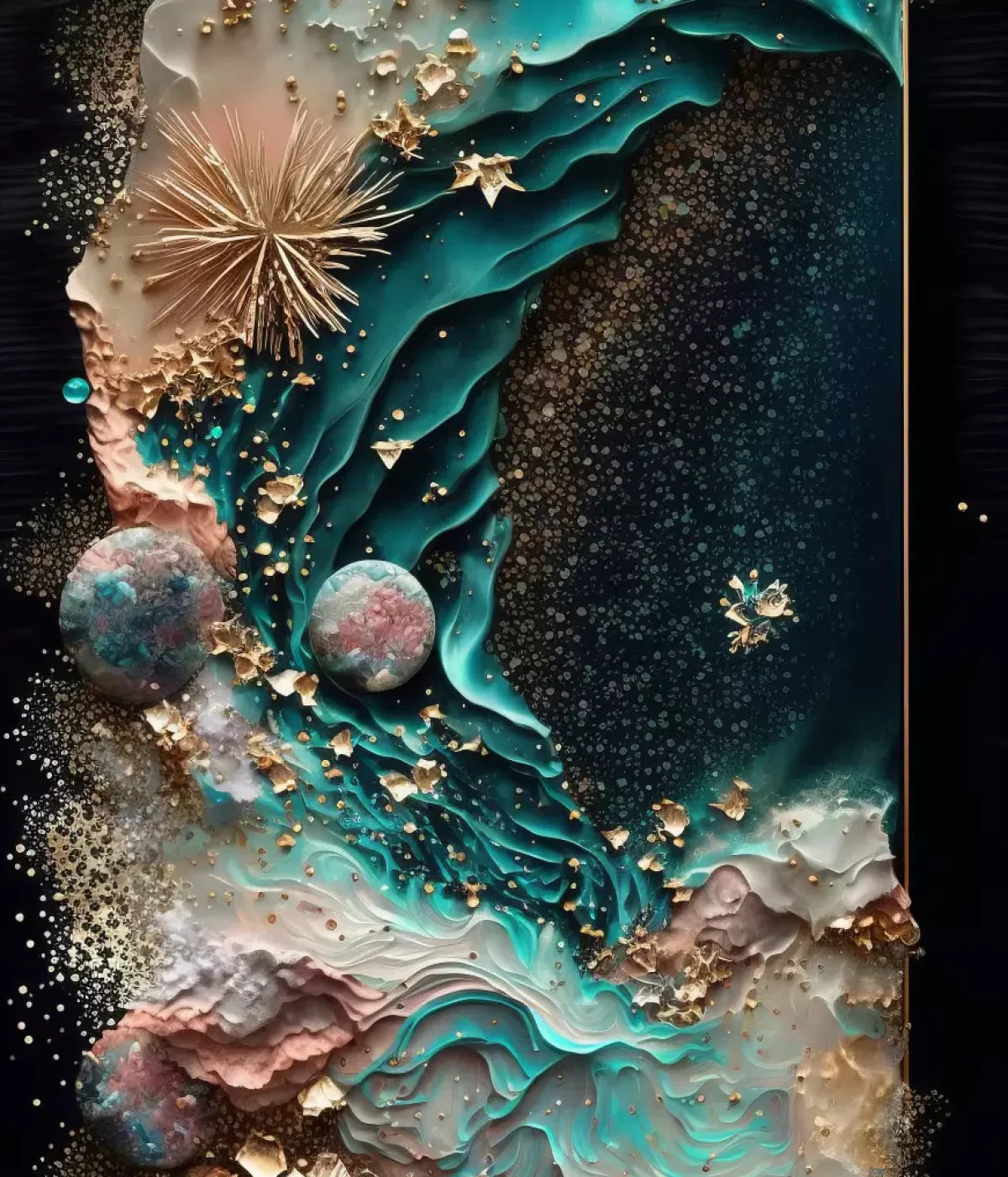 Seaside Abstract 10X12 Ultracloth ( 120 X 144 Inch ) Backdrop