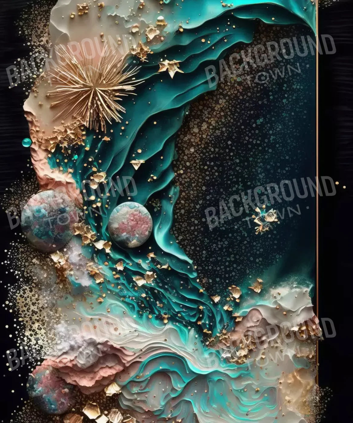 Black Textured Backdrop for Photography