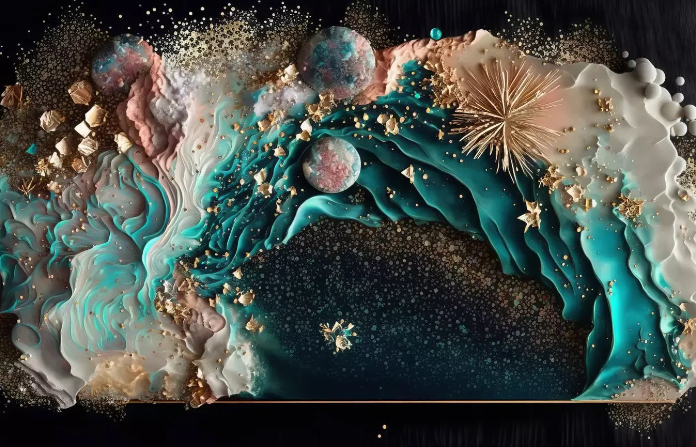 Seaside Abstract H 12X8 Ultracloth ( 144 X 96 Inch ) Backdrop