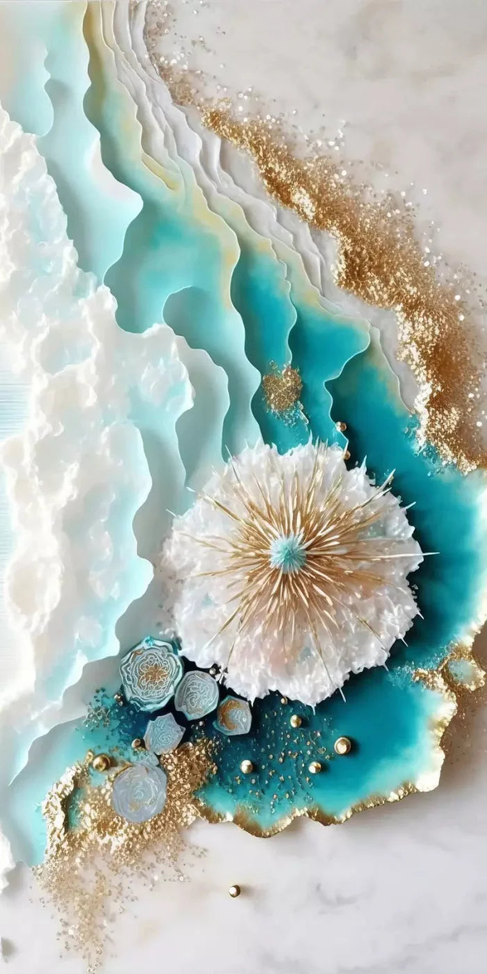 Seaside Abstract Light 10X20 Ultracloth ( 120 X 240 Inch ) Backdrop