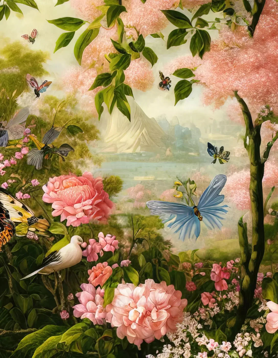 Secret Garden 2 6X8 Fleece ( 72 X 96 Inch ) Backdrop