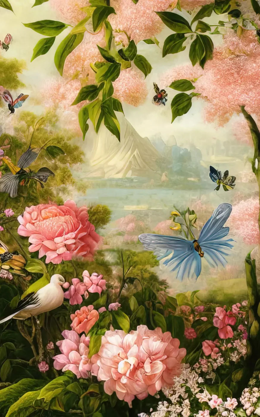 Secret Garden 2 9X14 Ultracloth ( 108 X 168 Inch ) Backdrop